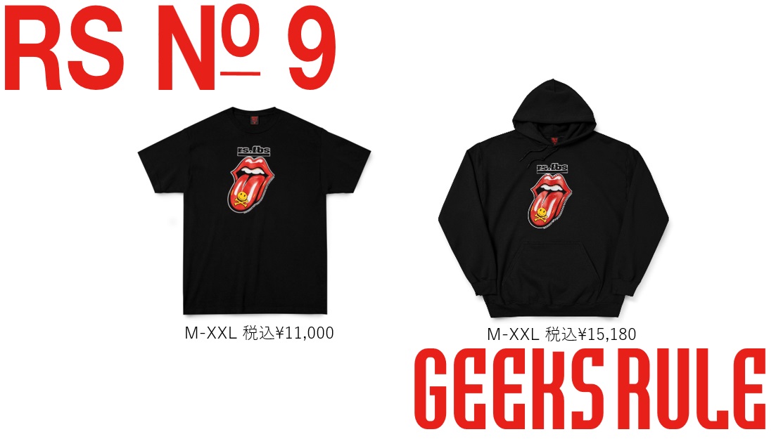 RS No.9 HARAJUKU] THE ROLLING STONESの公式ブランドRS No.9とGeeks