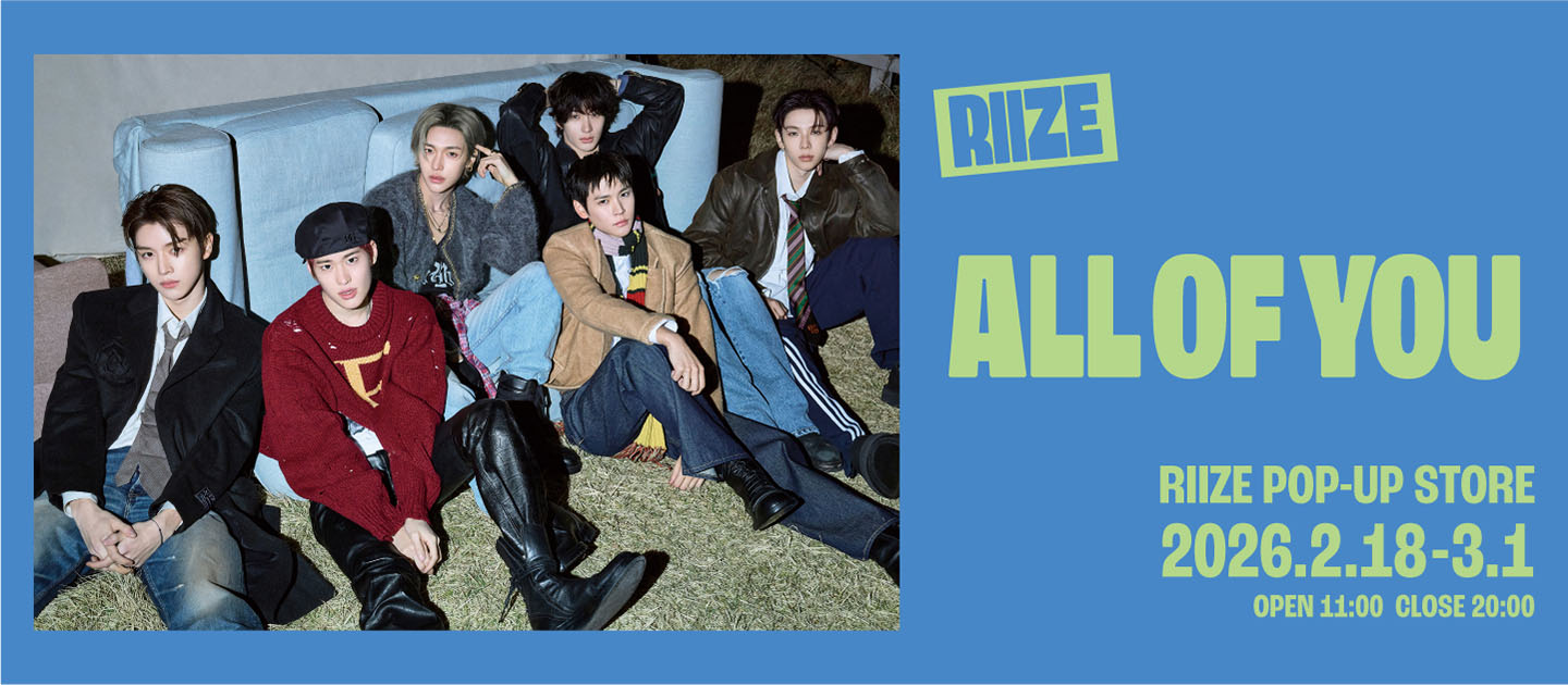 RIIZE The 2nd Japan Single 『All of You』発売記念『RIIZE POP-UP 